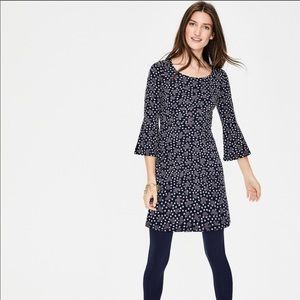 NWT Boden Miriam Jersey Dress Star Bird